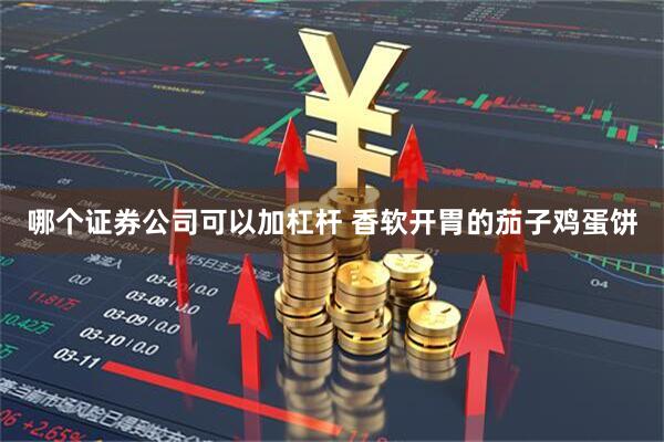 哪个证券公司可以加杠杆 香软开胃的茄子鸡蛋饼
